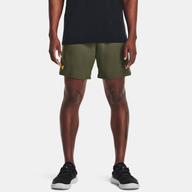 Shorts Under Armour Vanish Woven 15 cm da uomo Marine OD Verde / Lime Giallo S
